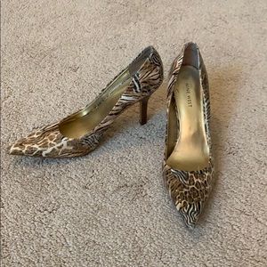 Animal Print Nine West pumps